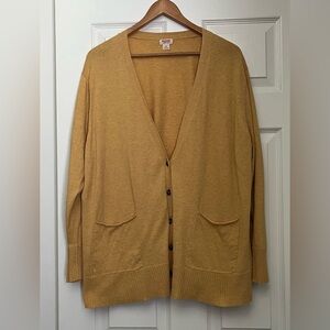 Gold Cardigan 3X